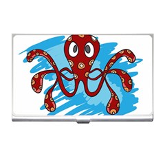 Octopus Sea Ocean Cartoon Animal Business Card Holders by Celenk