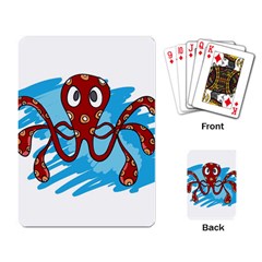 Octopus Sea Ocean Cartoon Animal Playing Card