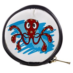 Octopus Sea Ocean Cartoon Animal Mini Makeup Bags