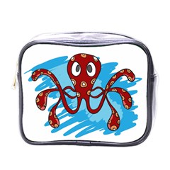 Octopus Sea Ocean Cartoon Animal Mini Toiletries Bags