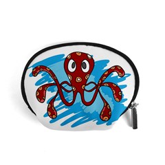 Octopus Sea Ocean Cartoon Animal Accessory Pouches (Small) 