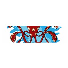 Octopus Sea Ocean Cartoon Animal Satin Scarf (Oblong)