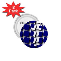 Facebook Social Media Network Blue 1 75  Buttons (10 Pack) by Celenk