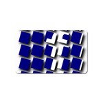 Facebook Social Media Network Blue Magnet (Name Card) Front