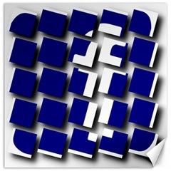 Facebook Social Media Network Blue Canvas 20  X 20   by Celenk