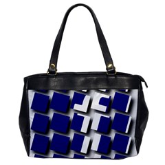 Facebook Social Media Network Blue Office Handbags by Celenk