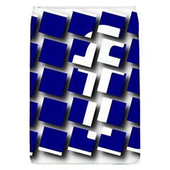 Facebook Social Media Network Blue Flap Covers (l)  by Celenk