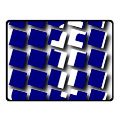 Facebook Social Media Network Blue Double Sided Fleece Blanket (small)  by Celenk