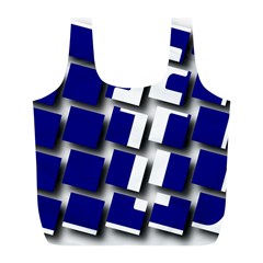 Facebook Social Media Network Blue Full Print Recycle Bags (l)  by Celenk