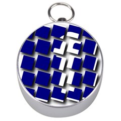 Facebook Social Media Network Blue Silver Compasses by Celenk