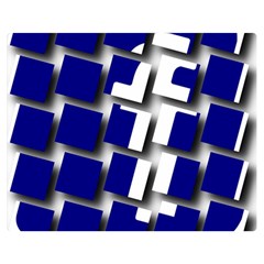 Facebook Social Media Network Blue Double Sided Flano Blanket (medium)  by Celenk