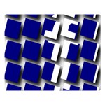 Facebook Social Media Network Blue Double Sided Flano Blanket (Large)  80 x60  Blanket Front