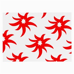 Star Figure Form Pattern Structure Large Glasses Cloth by Celenk