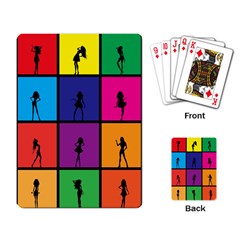 Girls Fashion Fashion Girl Young Playing Card by Celenk