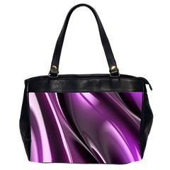 Fractal Mathematics Abstract Office Handbags (2 Sides)  by Celenk