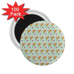 Birds Hummingbirds Wings 2 25  Magnets (100 Pack)  by Celenk