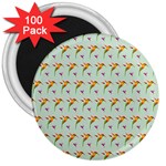 Birds Hummingbirds Wings 3  Magnets (100 pack) Front