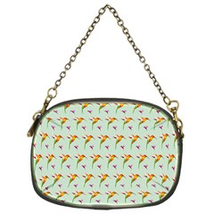 Birds Hummingbirds Wings Chain Purses (one Side)  by Celenk