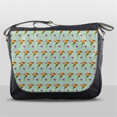 Birds Hummingbirds Wings Messenger Bags by Celenk