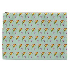 Birds Hummingbirds Wings Cosmetic Bag (xxl)  by Celenk