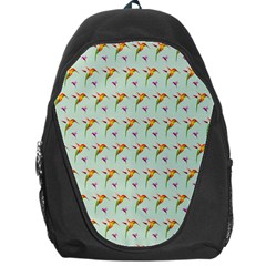 Birds Hummingbirds Wings Backpack Bag by Celenk