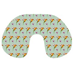 Birds Hummingbirds Wings Travel Neck Pillows by Celenk