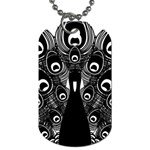 Peacock Bird Animal Feather Dog Tag (One Side) Front