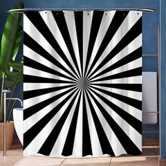 Rays Stripes Ray Laser Background Shower Curtain 60  X 72  (medium)  by Celenk