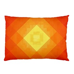 Pattern Retired Background Orange Pillow Case by Celenk