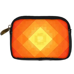 Pattern Retired Background Orange Digital Camera Cases by Celenk