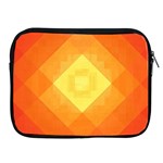 Pattern Retired Background Orange Apple iPad 2/3/4 Zipper Cases Front