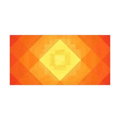 Pattern Retired Background Orange Yoga Headband by Celenk