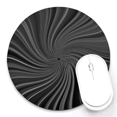 Abstract Art Color Design Lines Round Mousepads by Celenk