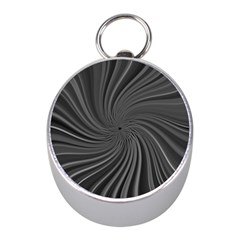 Abstract Art Color Design Lines Mini Silver Compasses