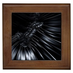 Fractal Mathematics Abstract Framed Tiles by Celenk