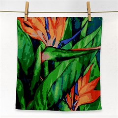 Flowers Art Beautiful Face Towel by Celenk