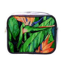 Flowers Art Beautiful Mini Toiletries Bags by Celenk