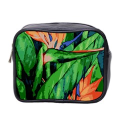 Flowers Art Beautiful Mini Toiletries Bag 2-side by Celenk