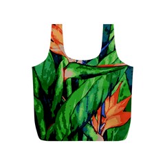 Flowers Art Beautiful Full Print Recycle Bags (s)  by Celenk