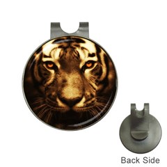 Cat Tiger Animal Wildlife Wild Hat Clips With Golf Markers by Celenk