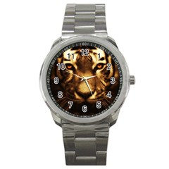 Cat Tiger Animal Wildlife Wild Sport Metal Watch by Celenk