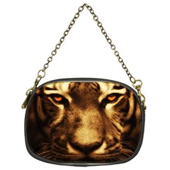 Cat Tiger Animal Wildlife Wild Chain Purses (one Side)  by Celenk