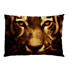 Cat Tiger Animal Wildlife Wild Pillow Case by Celenk