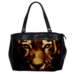 Cat Tiger Animal Wildlife Wild Office Handbags by Celenk