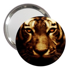 Cat Tiger Animal Wildlife Wild 3  Handbag Mirrors by Celenk