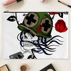 Skull Skeleton Dead Death Face Cosmetic Bag (xxxl)  by Celenk