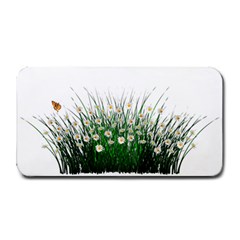 Spring Flowers Grass Meadow Plant Medium Bar Mats by Celenk