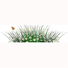 Spring Flowers Grass Meadow Plant Large Bar Mats by Celenk