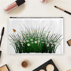 Spring Flowers Grass Meadow Plant Cosmetic Bag (large)  by Celenk