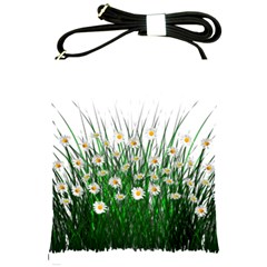 Spring Flowers Grass Meadow Plant Shoulder Sling Bags by Celenk